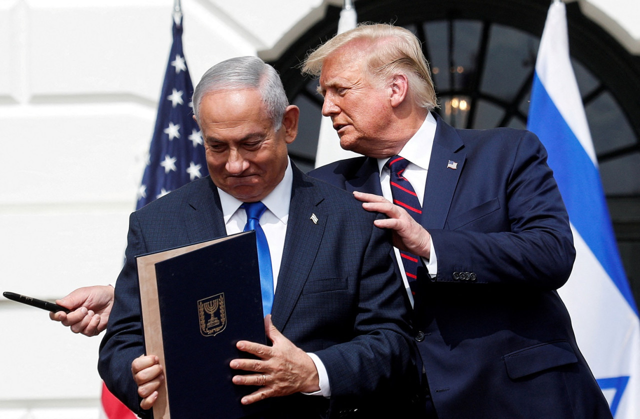 Benjamín Netanyahu y Donald Trump. Foto: Reuters