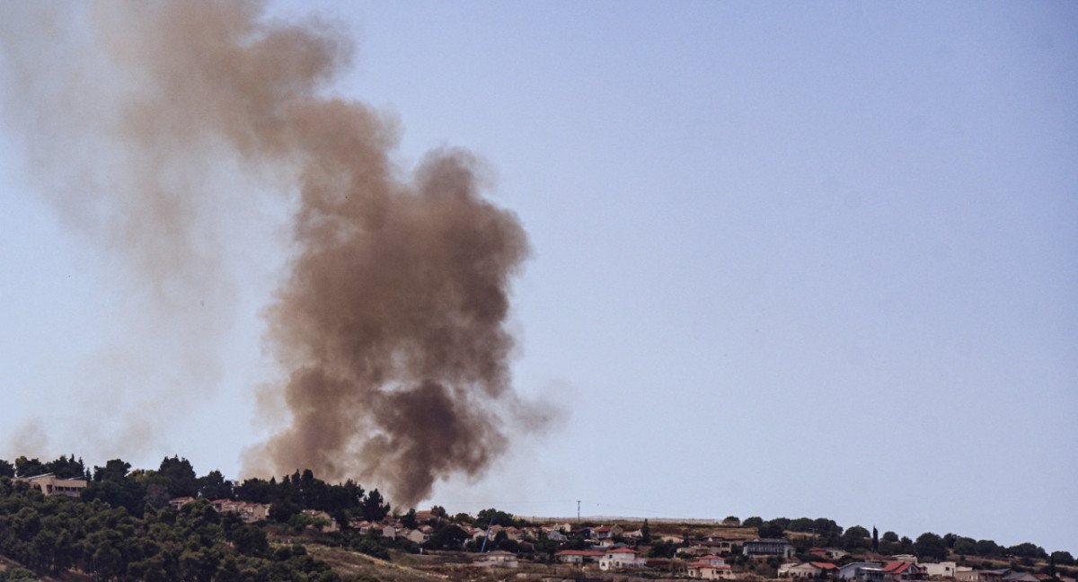 Ataque de Hezbollah contra Israel. Foto: Reuters