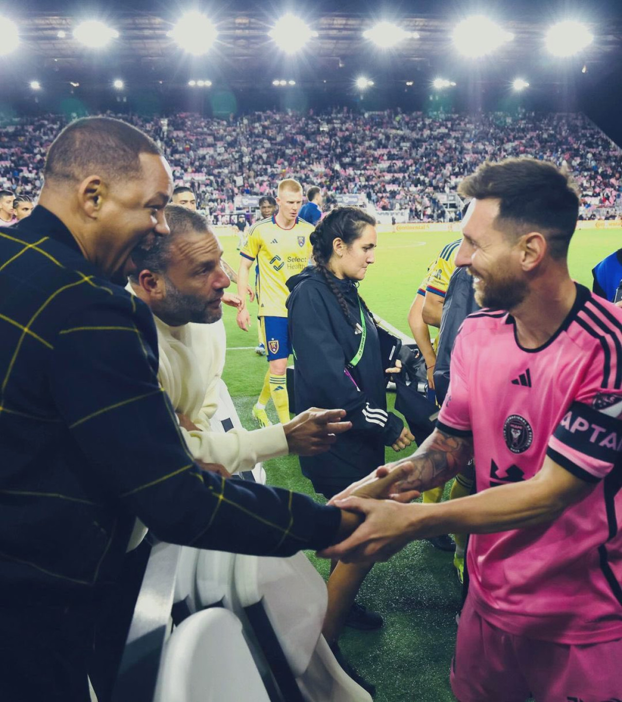 Lionel Messi y Will Smith ya se habían conocido. Foto: X