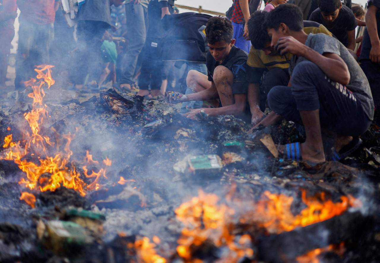 Graves ataques en Rafah, Gaza. Foto: Reuters.