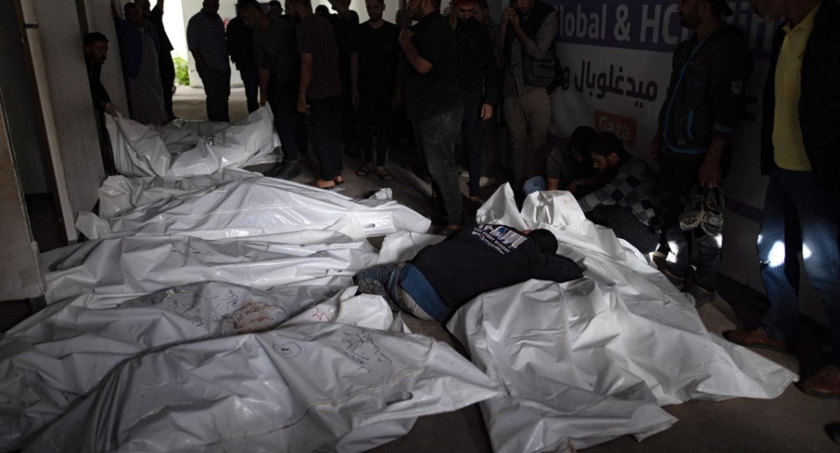 Graves ataques en Rafah, Gaza. Foto:EFE