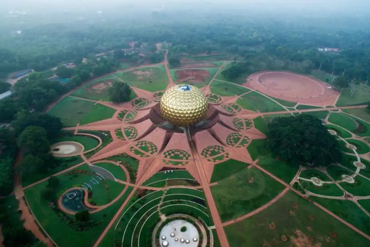 Auroville, ciudad en India. Foto X.