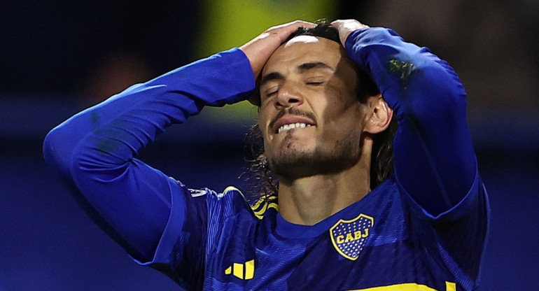 Edinson Cavani; Boca Juniors. Foto: NA.