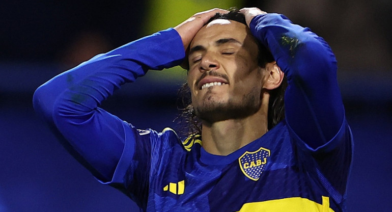 Edinson Cavani; Boca Juniors. Foto: NA.