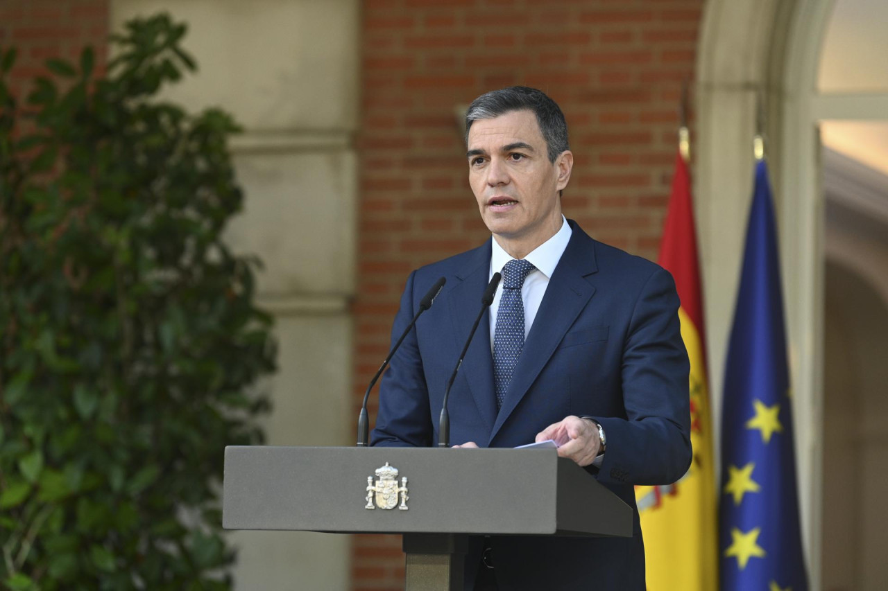 Pedro Sánchez, presidente de España. Foto: EFE.