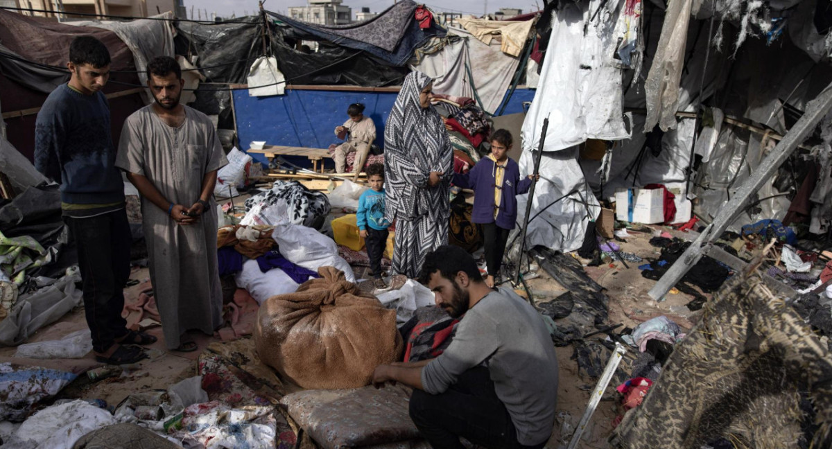 Destrucción en Gaza tras ataques israelíes. Foto: EFE.