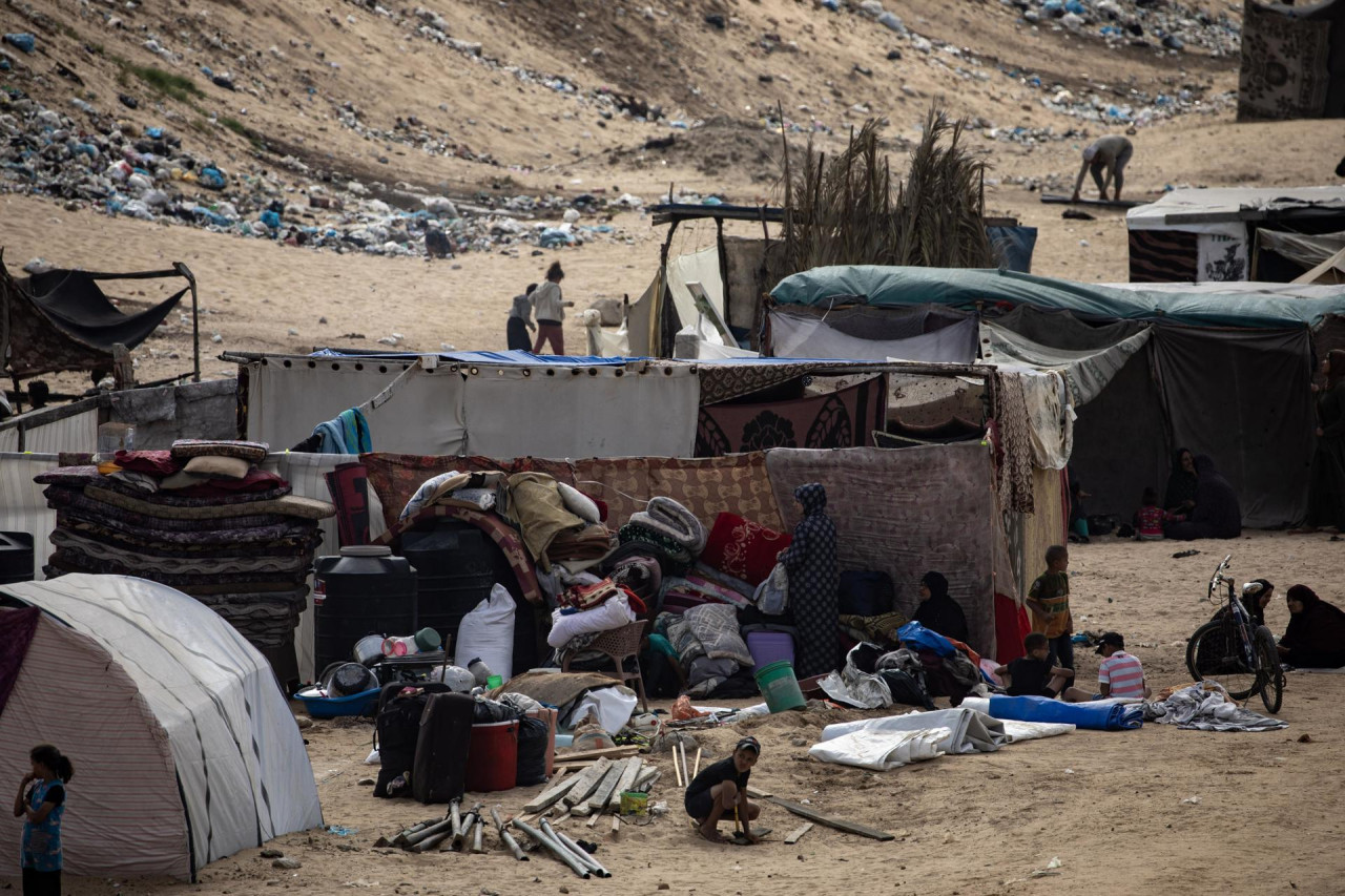 Situación extrema en la Franja de Gaza. Foto: EFE.