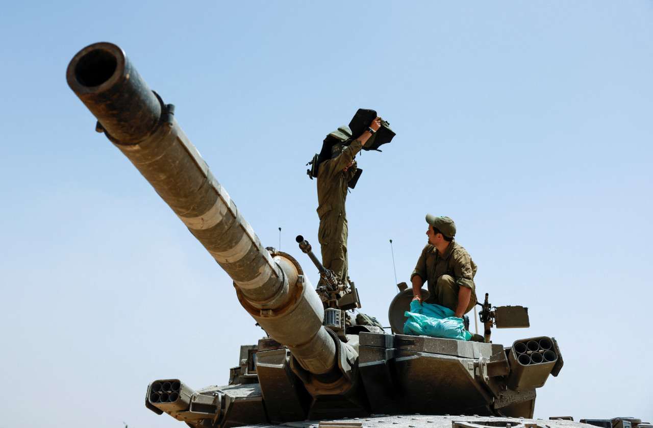 Soldados israelíes en la Franja de Gaza. Foto: Reuters