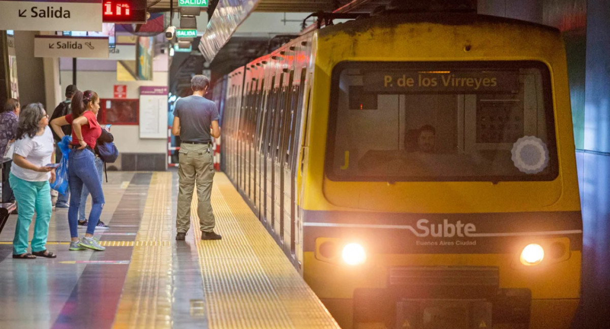 Subte, transporte público. Foto: NA