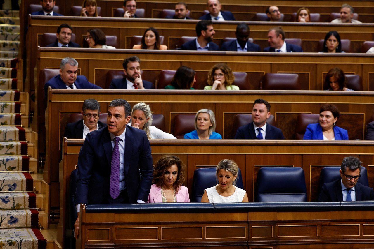 Votación del Congreso español de la Ley de Amnistía. Foto: REUTERS.