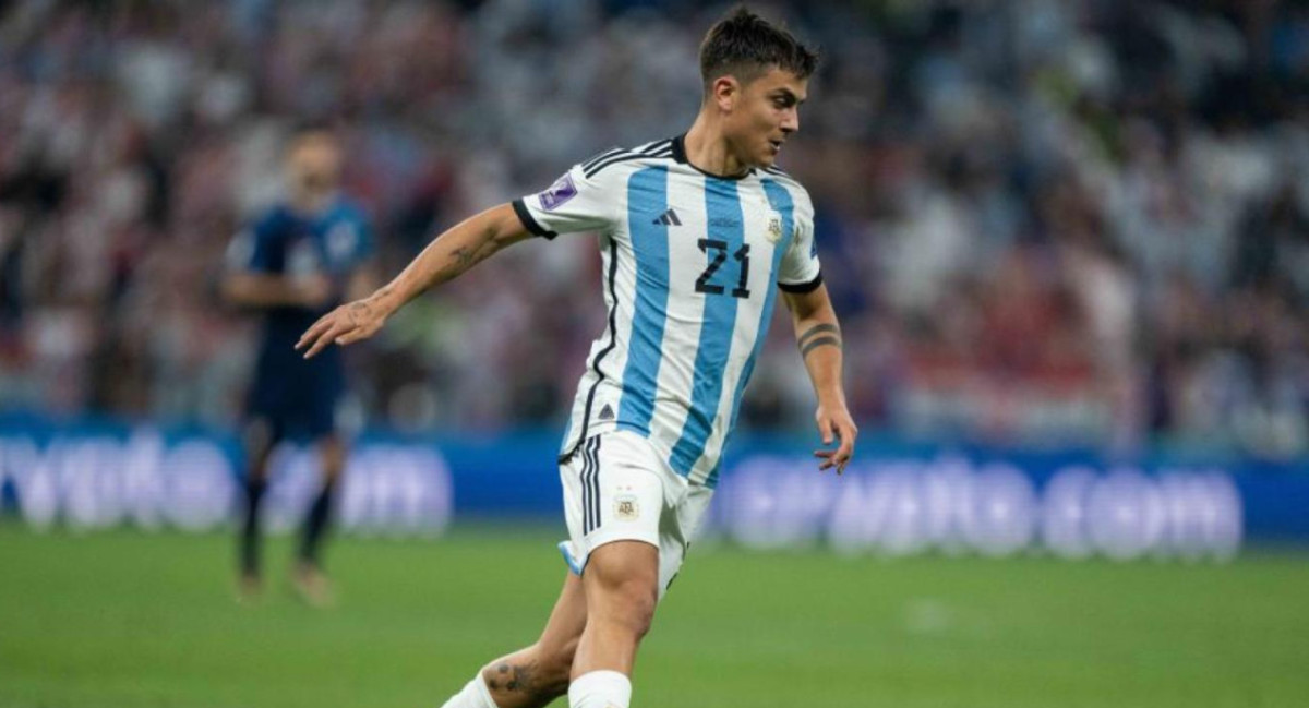 Paulo Dybala en la Selección argentina.