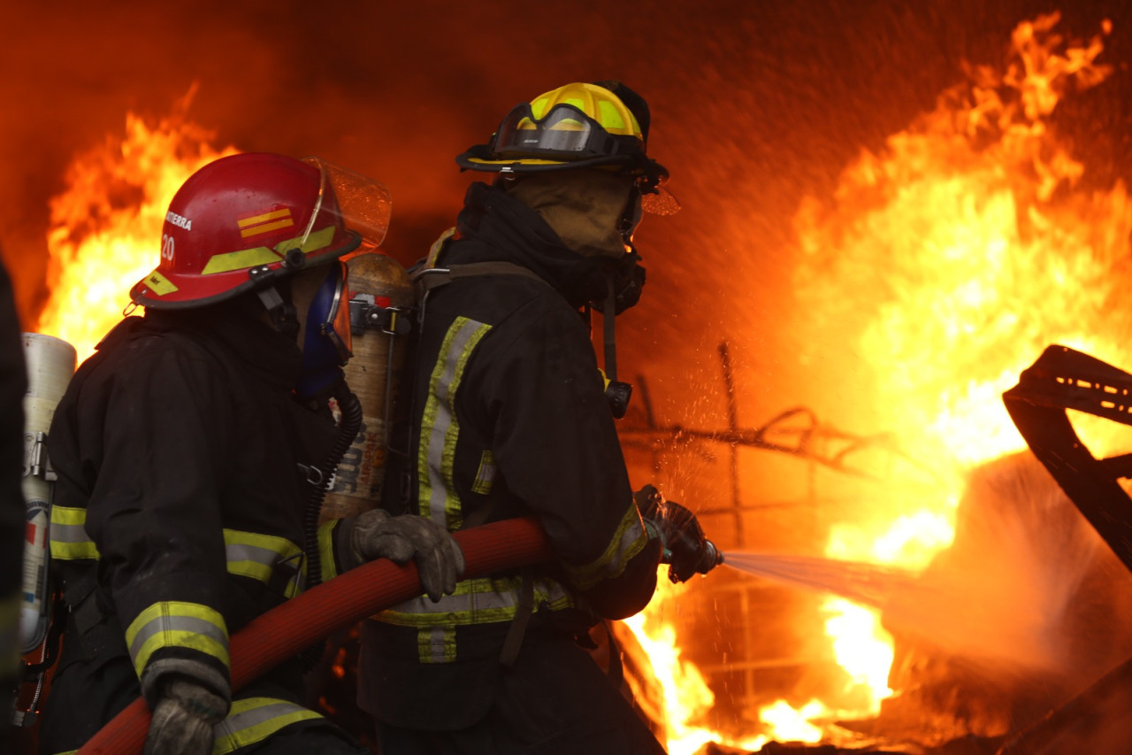 Bomberos. Foto: @bomberosRA