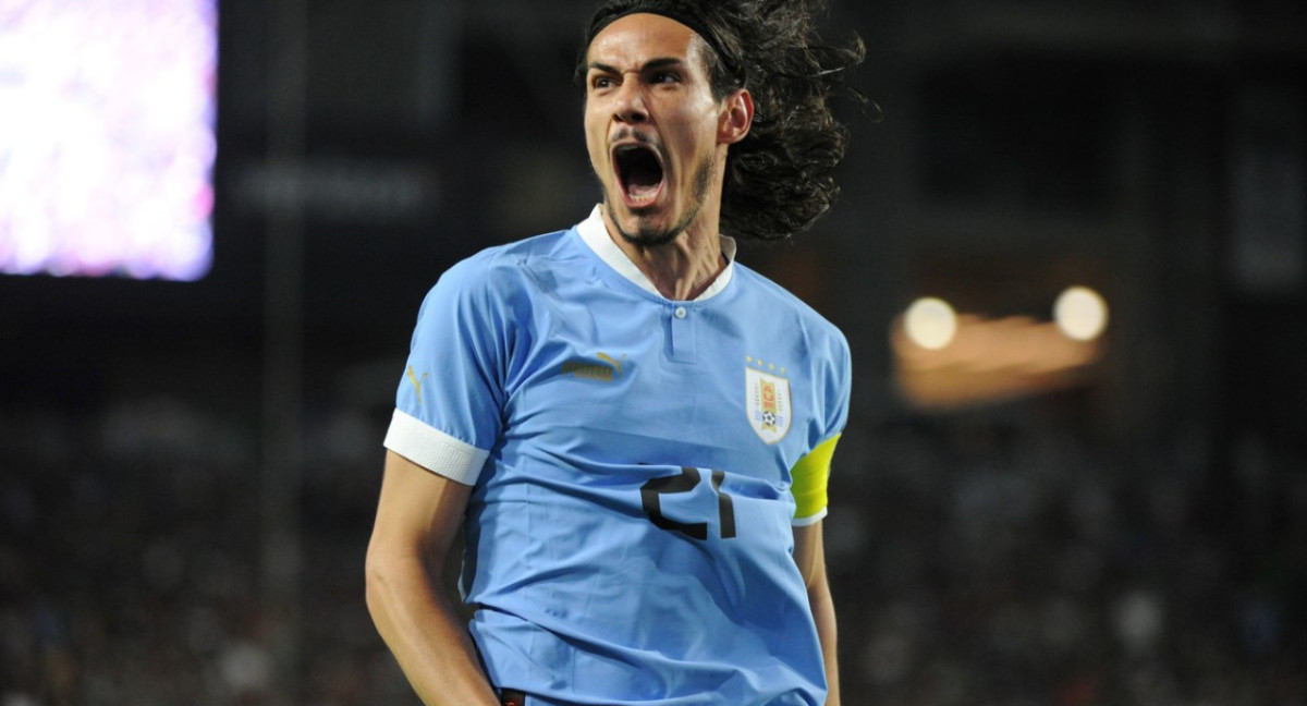 Edinson Cavani, Uruguay. Foto: EFE