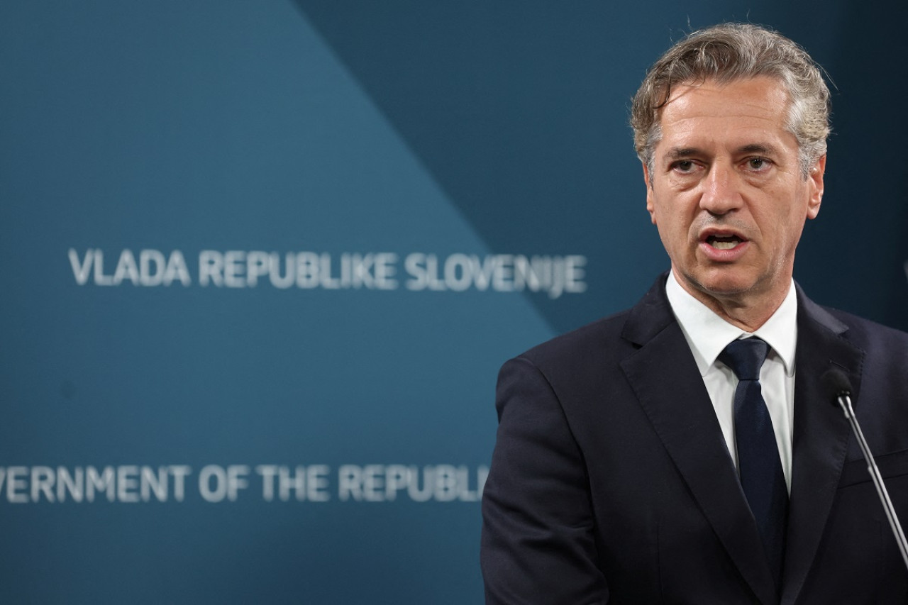 Robert Golob, primer ministro de Eslovenia. Foto: Reuters.