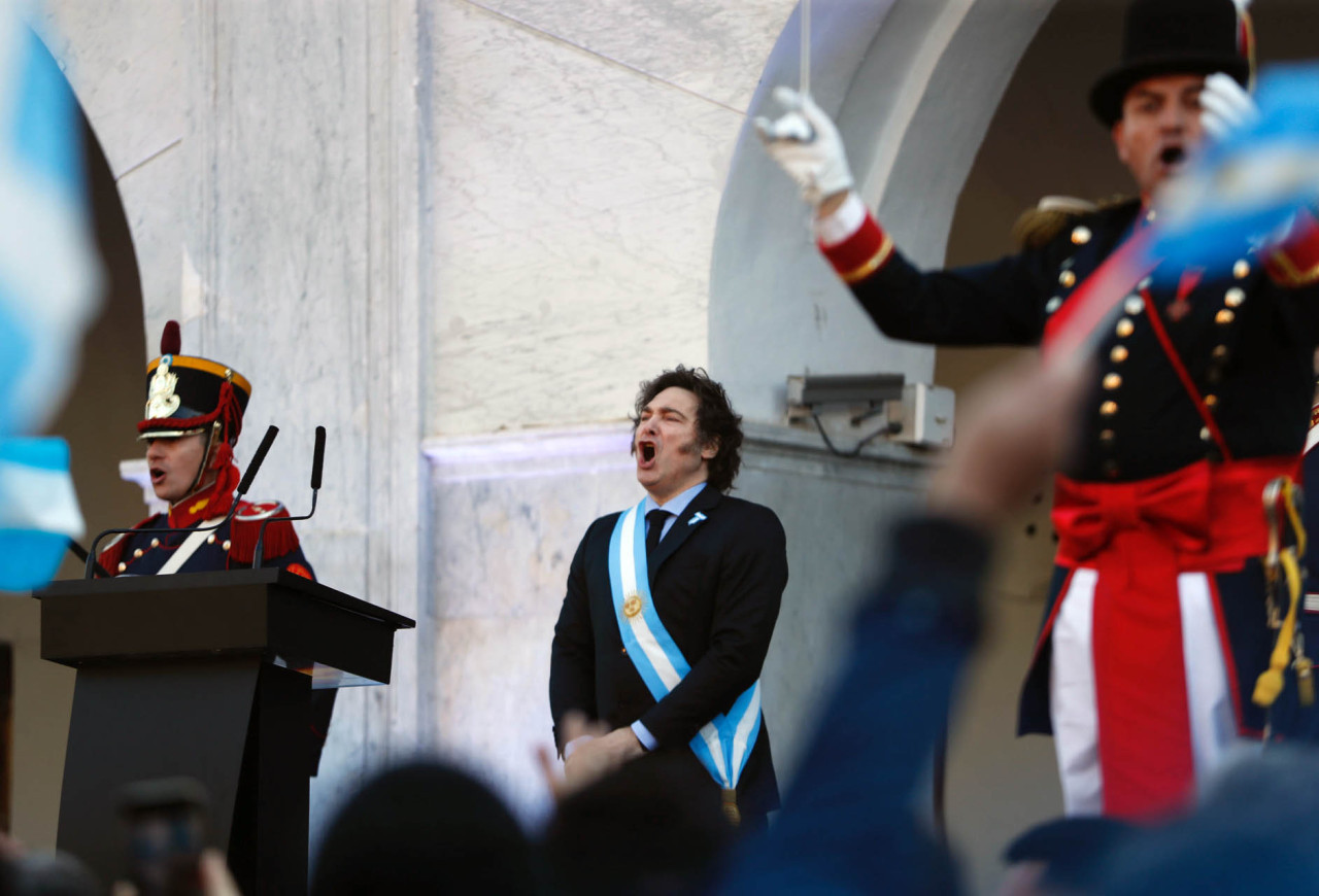 Javier Milei, presidente de la Argentina. Foto: NA