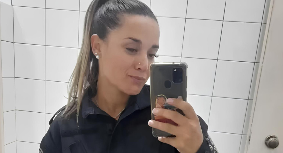 Giuliana Bocamazi, policía de la Bonaerense que fue detenida por formar parte de una banda delictiva.