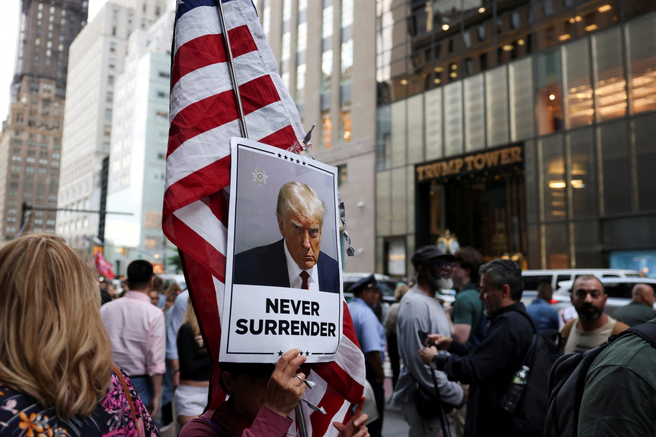 Donald Trump fue declarado culpable en la causa de falsificación de documentos. Foto: Reuters.