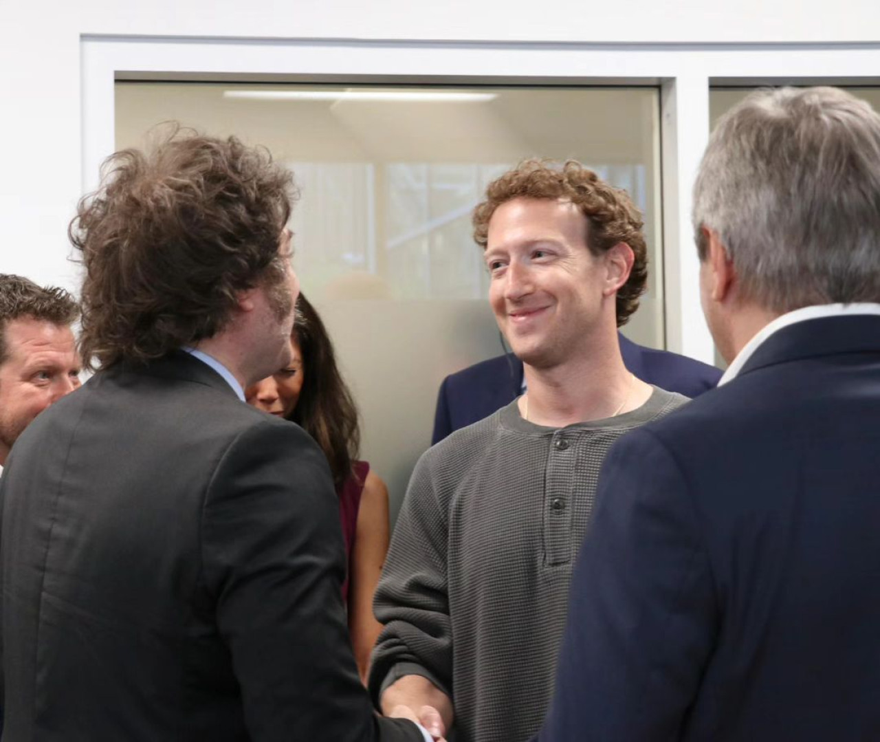 Javier Milei se reunió con Mark Zuckerberg. Foto: Instagram @javiermilei