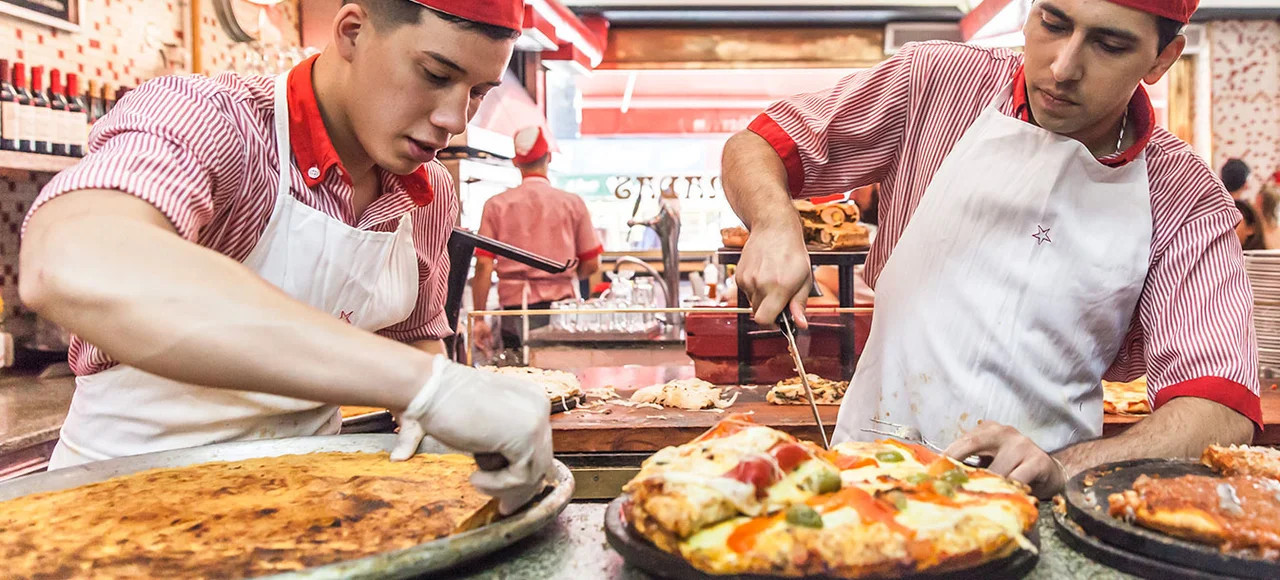 Pizzería de Buenos Aires. Foto: NA