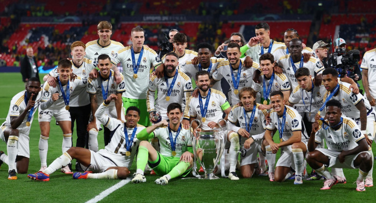 Real Madrid, campeón de la Champions League 2024. Foto: Reuters.