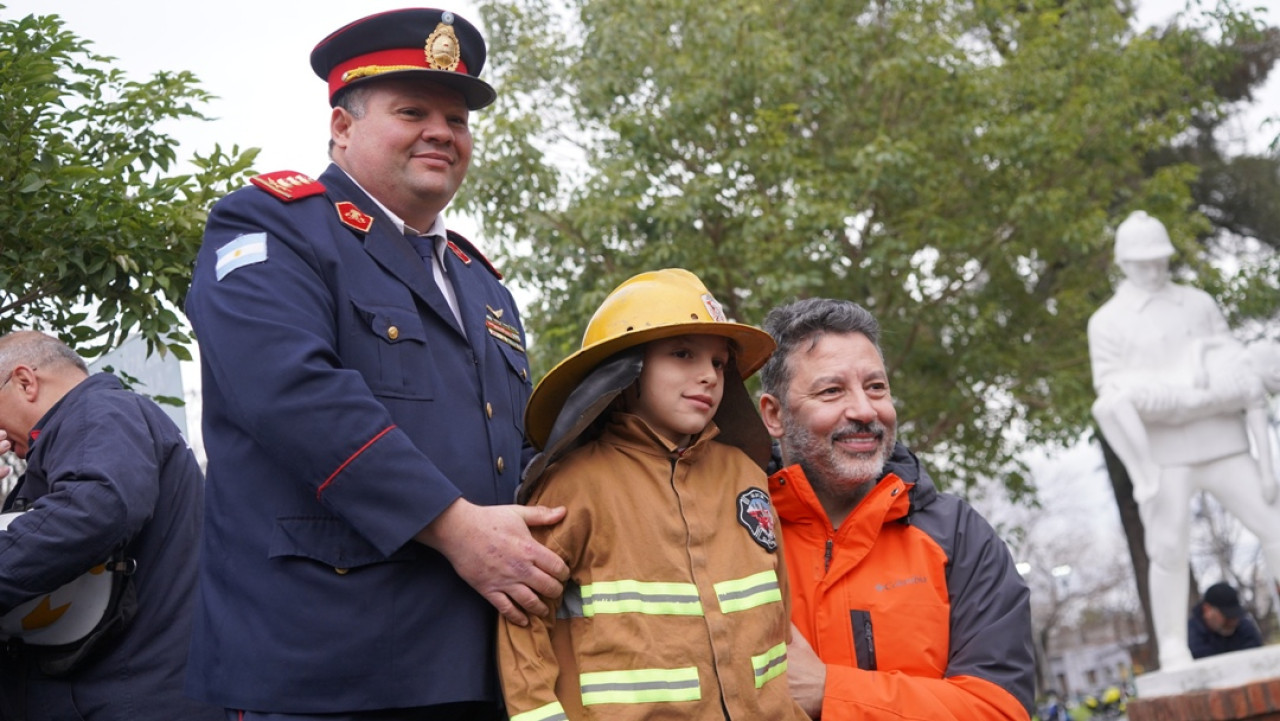 Día del Bombero Voluntario en Merlo. Foto: Intendencia