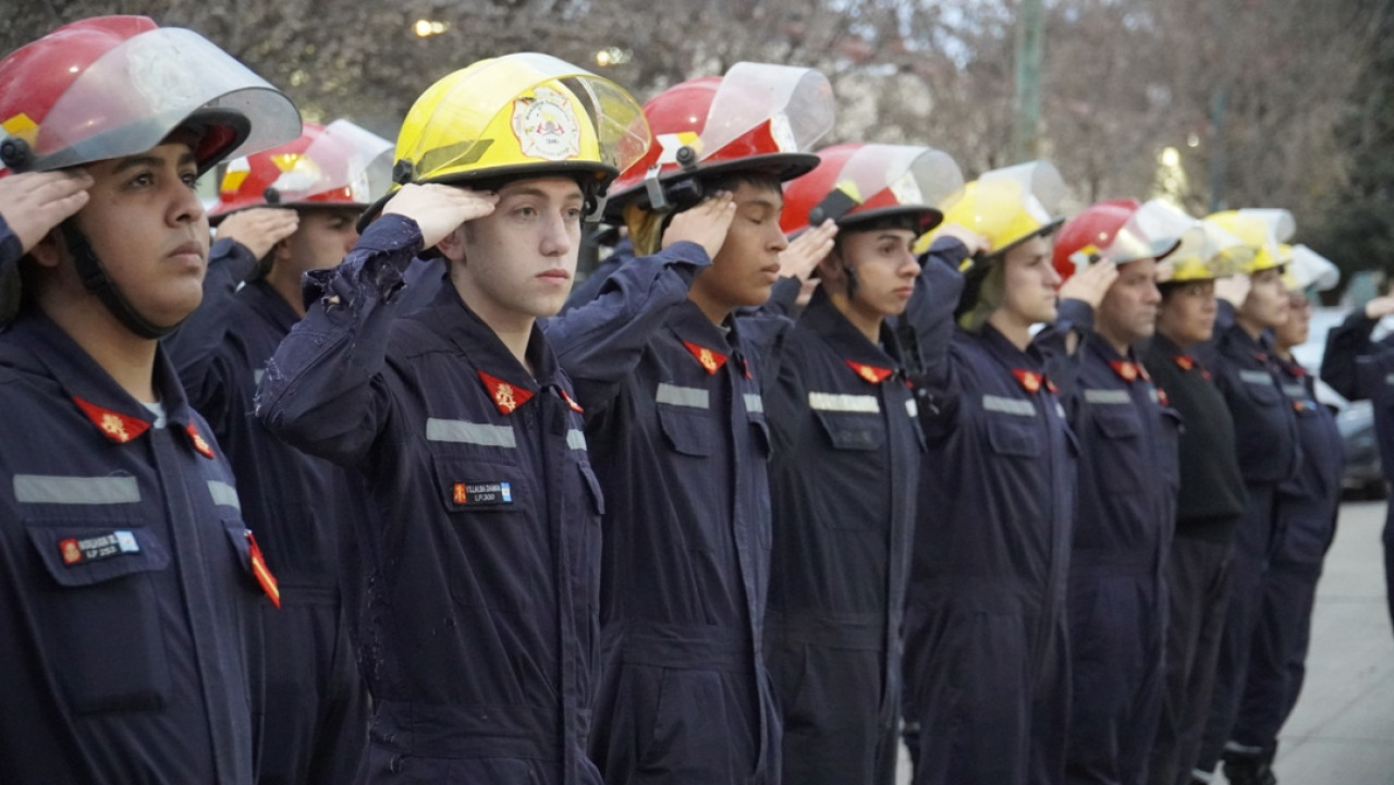 Día del Bombero Voluntario en Merlo. Foto: Intendencia