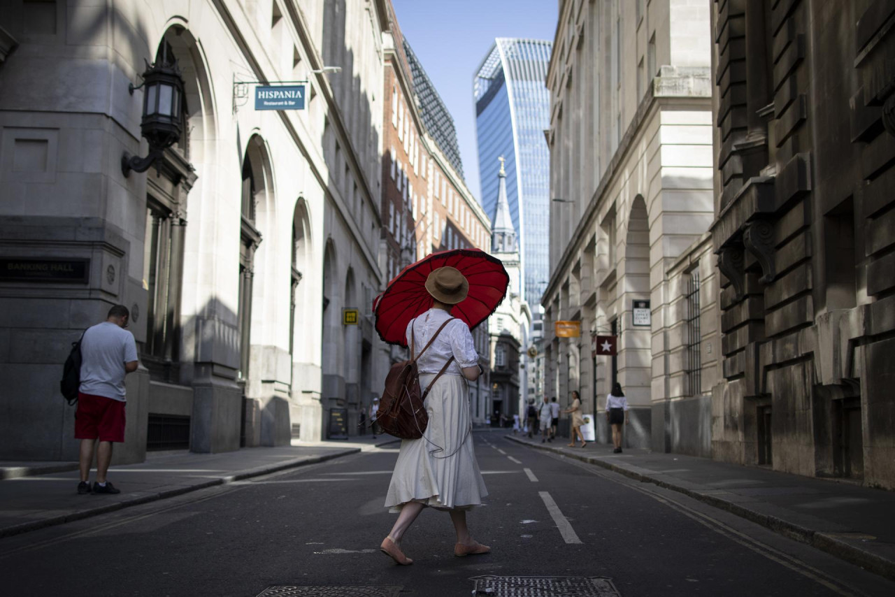 Ola de calor en Reino Unido. Foto EFE.