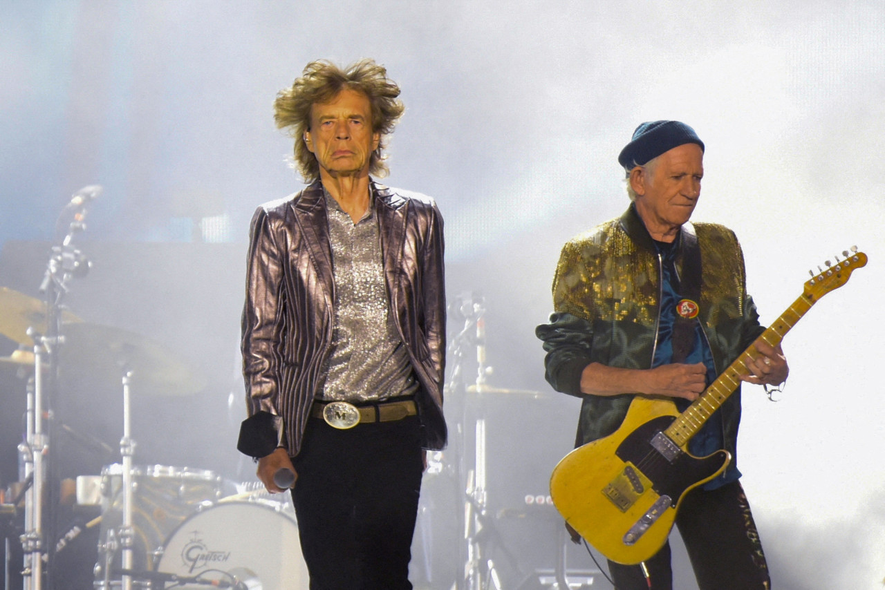 The Rolling Stones en un show en Houston. Foto: Reuters.