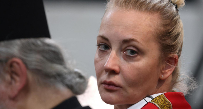 Yulia Naválnaya, la viuda del líder opositor ruso Alexéi Navalny. Foto: EFE.