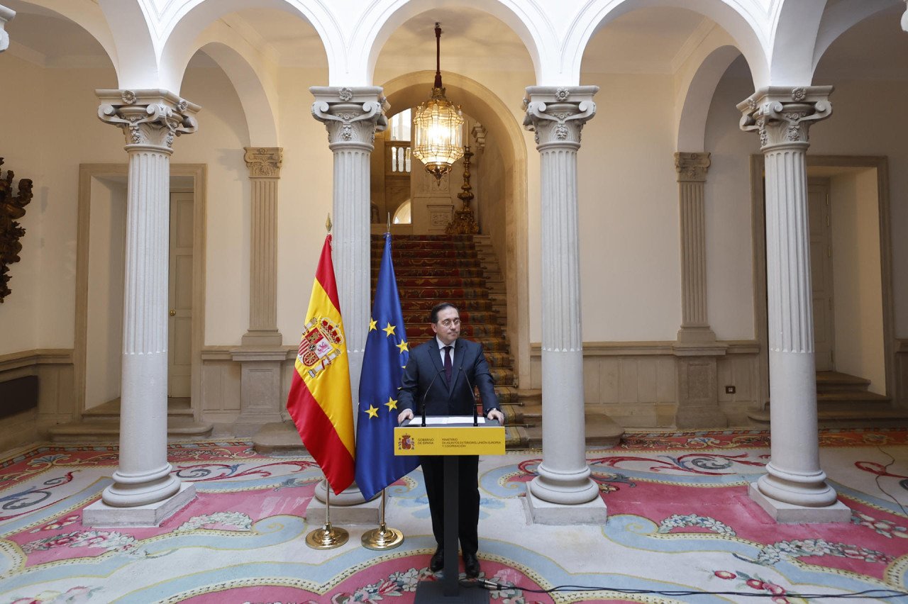 El ministro español de Asuntos Exteriores, José Manuel Albares. Foto: EFE