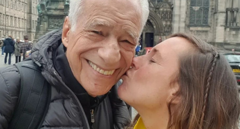 Estefanía Pasquini y Alberto Cormillot. Foto: Instagram.