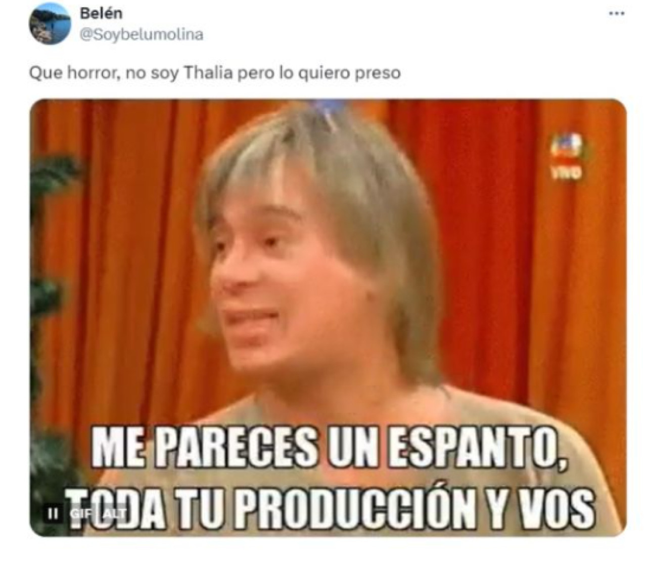 Uno de los memes de la nueva canción de L-Gante. Fuente: X