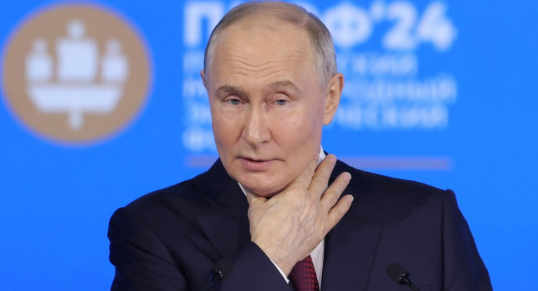 Vladimir Putin, presidente de Rusia. Foto: Reuters