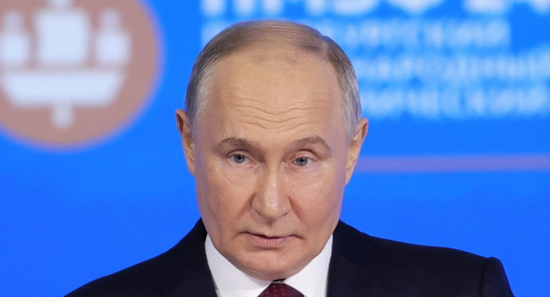 Vladimir Putin, presidente de Rusia. Foto: Reuters