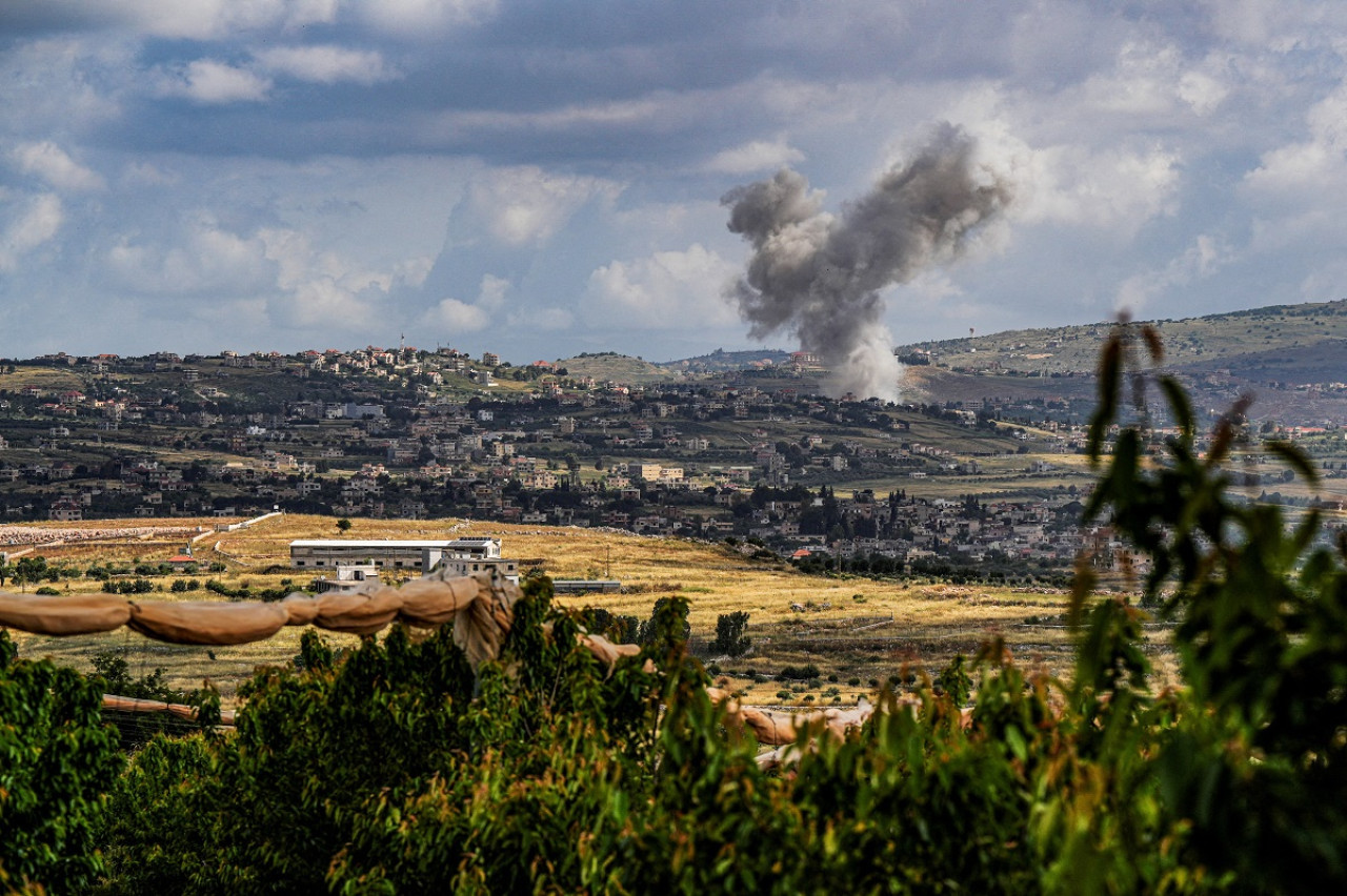 Bombardeos entre Israel y Hezbollah. Foto: Reuters.