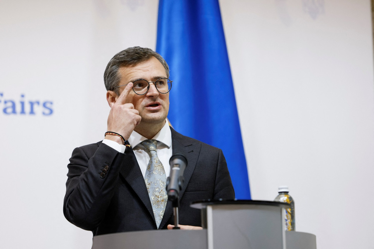 Dmitro Kuleba, ministro de Exteriores de Ucrania. Foto: Reuters.