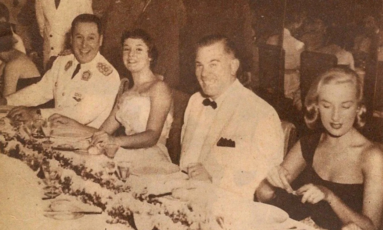 Mirtha Legrand con Perón. Foto: NA.