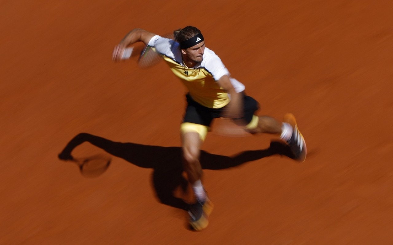 Alexander Zverev; Roland Garros 2024. Foto: Reuters.