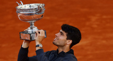 Carlos Alcaraz, campeón de Roland Garros 2024. Foto: Reuters.