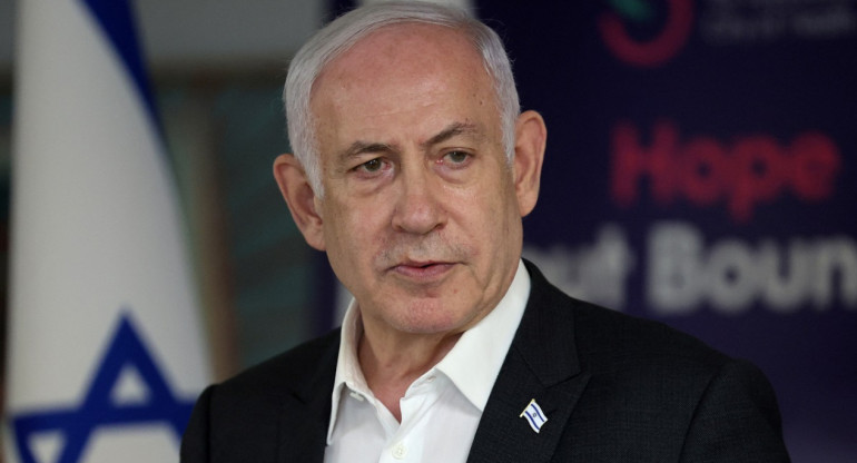 Benjamín Netanyahu, primer ministro de Israel. Foto: Reuters.