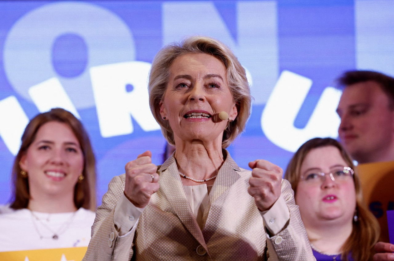 Ursula von der Leyen, presidenta de la Comisión Europea. Foto: Reuters.