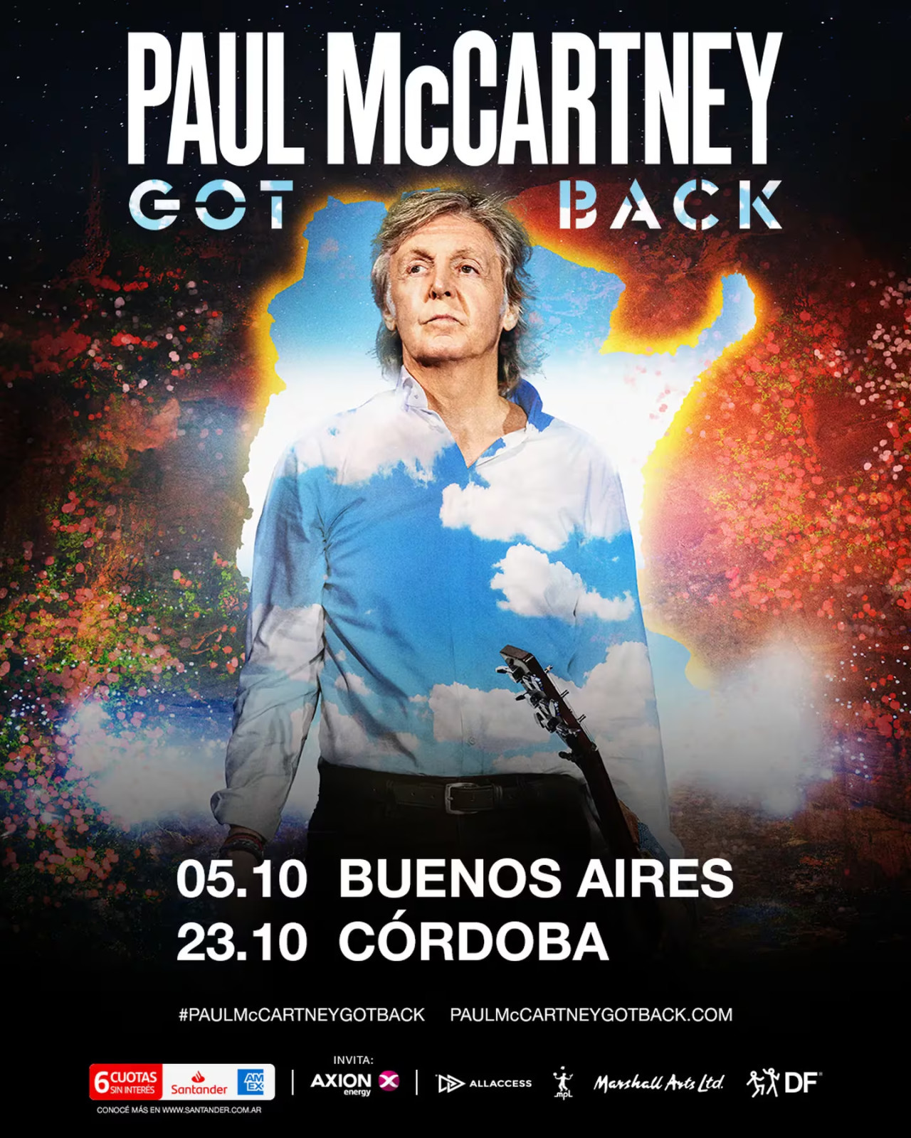 Paul McCartney vuelve a la Argentina. Foto: redes sociales.