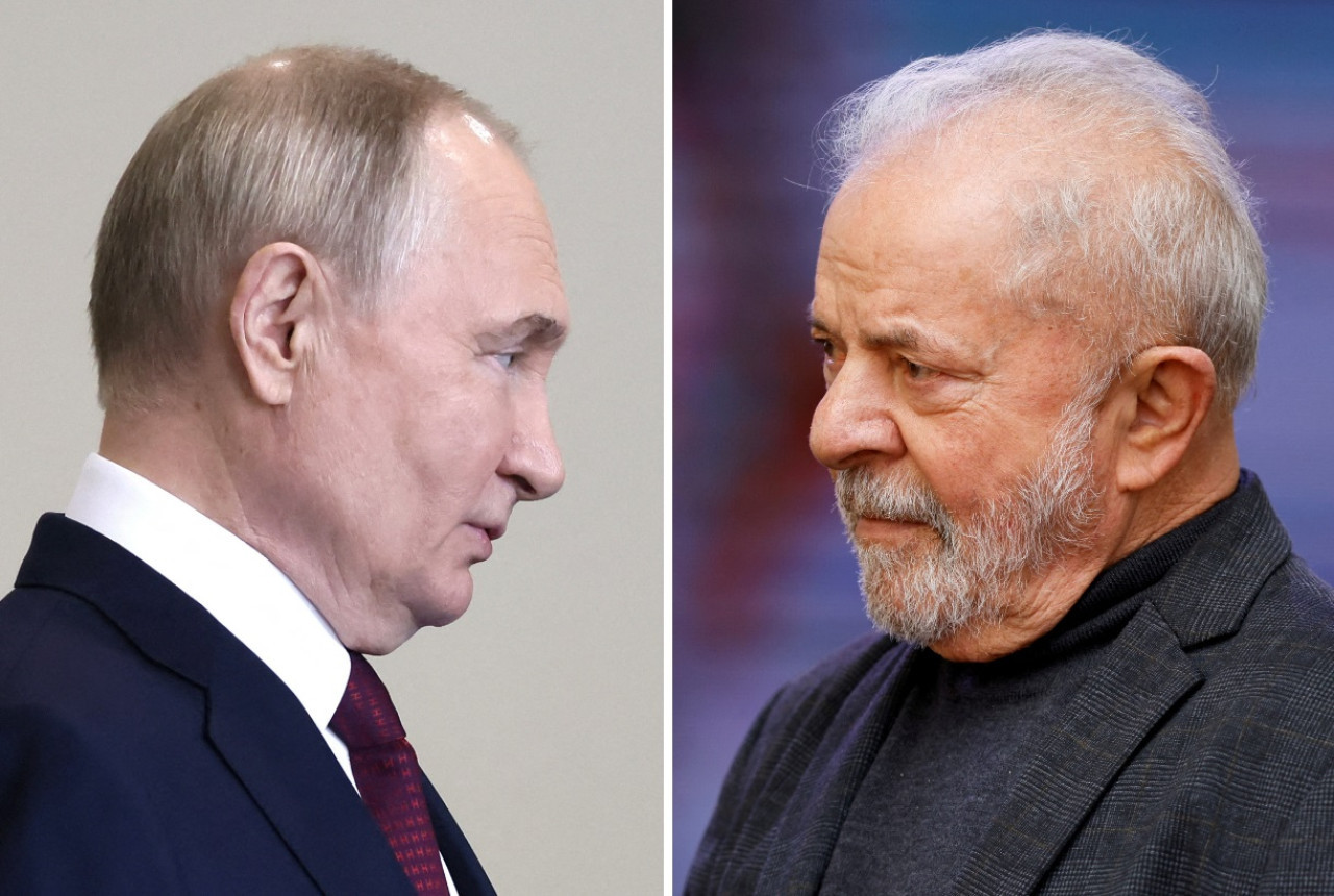 Vladímir Putin y Lula da Silva. Foto: Reuters.