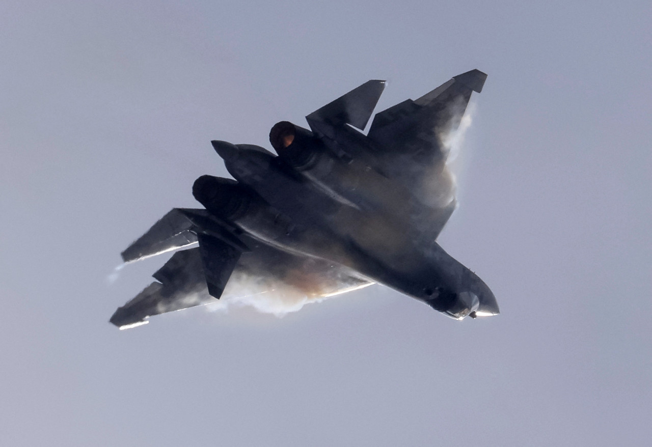 Russlands modernster Kampfjet.  Foto: Reuters