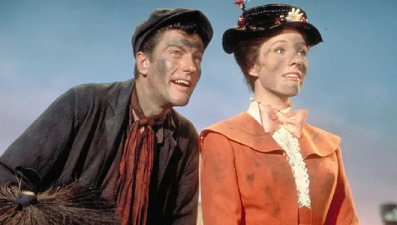 El actor en la película Mary Poppins. Foto: NA.