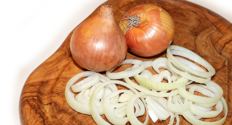 Cebolla caramelizada, Foto: Pixabay.