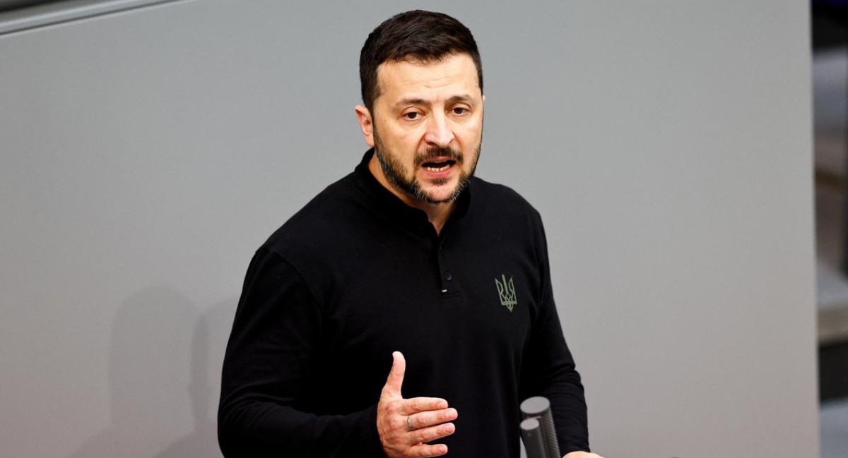 Volodímir Zelenski, presidente de Ucrania. Foto: EFE.