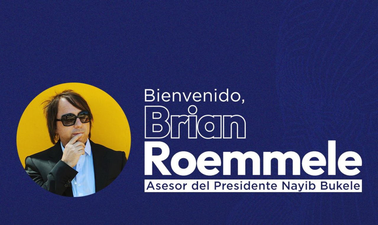 La bienvenida del Gobierno de El Salvador a Brian Roemmele. Foto: X @Gobierno_SV.