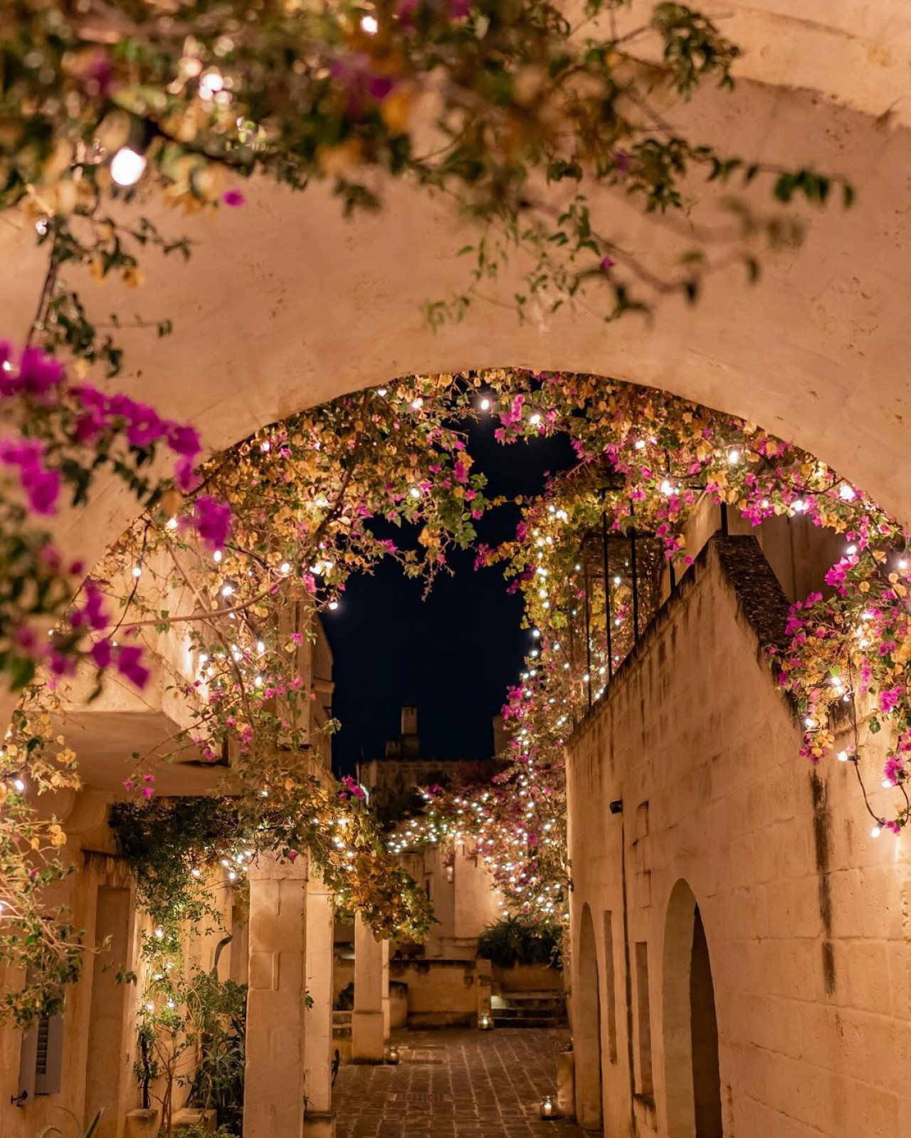 Jardines interiores del hotel Borgo Egnazia, cumbre de G7-  fuente: @borgoegnazia oficial