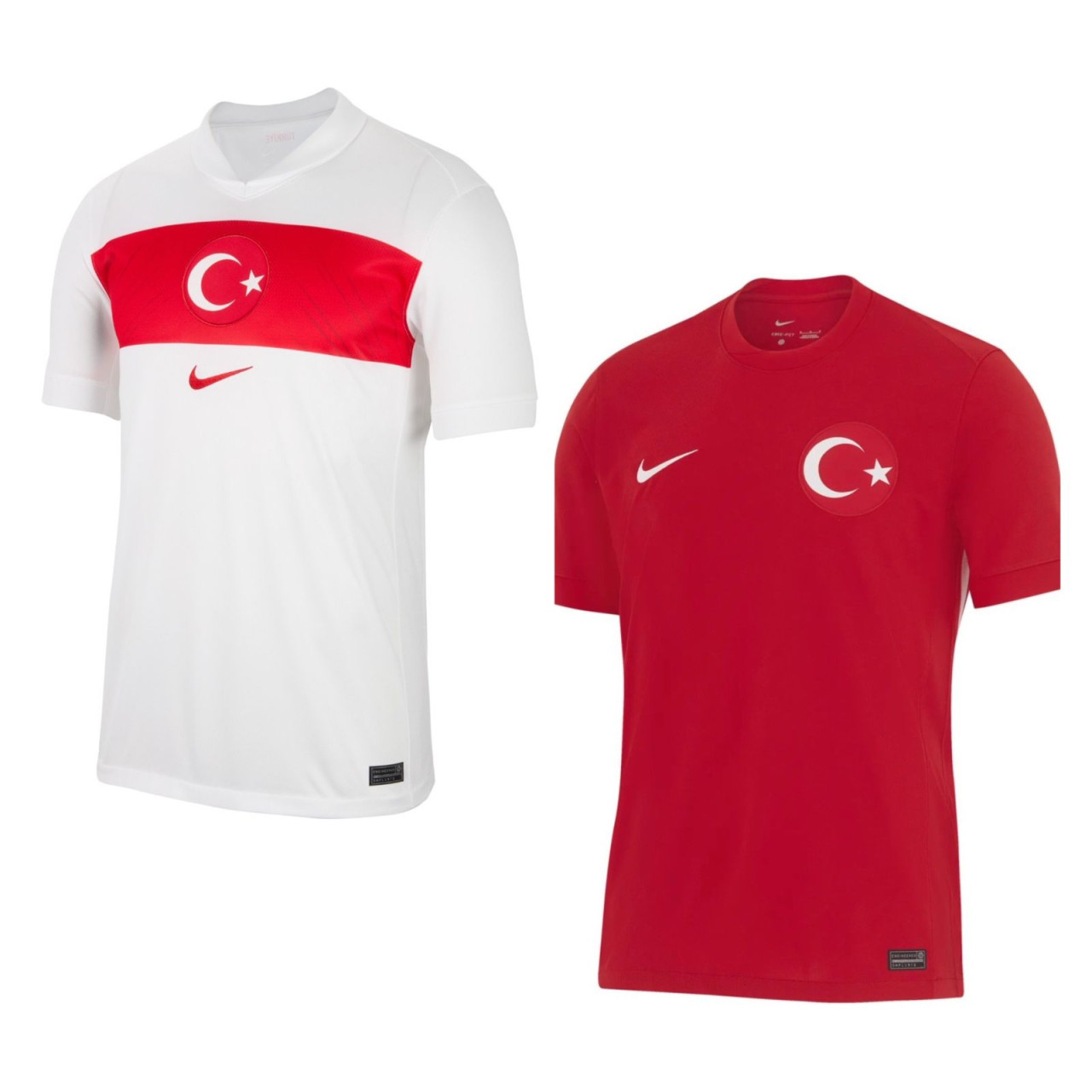 Camiseta titular y suplente de Turquía.